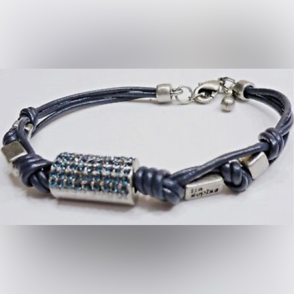 Lia Sophia Comrade bracelet blue NEW